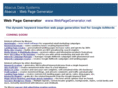 webpagegenerator.net
