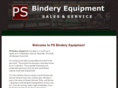 psbinderyequipment.com