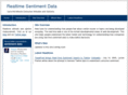 realtimesentimentdata.com