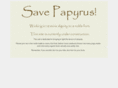 savepapyrus.com
