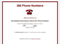 268phonenumbers.com