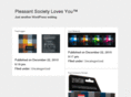 pleasantsociety.com