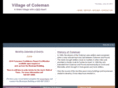 villageofcoleman.com
