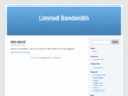 limitedbandwidth.org
