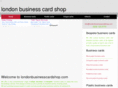 londonbusinesscardshop.com