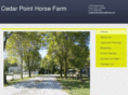 cedarpointhorsefarm.com