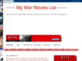 warmovieslist.com