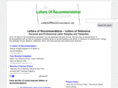 lettersofrecommendation.net