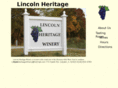 lincolnheritagewinery.com