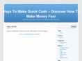 waystomakequickcash.com