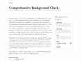 comprehensivebackgroundcheck.com