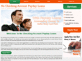 nocheckingaccountpaydayloans.net