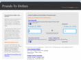poundstodollars.co.uk