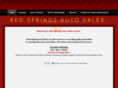 redspringsautosales.com