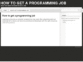 getaprogrammingjob.com