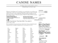 caninenames.com