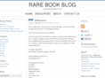 rarebookblog.com