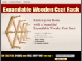 expandablewoodencoatracks.com