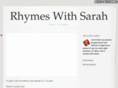 rhymeswithsarah.com