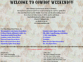 cowboyweekend.info
