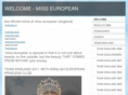 misseuropean.info