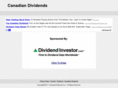 canadiandividends.com