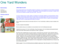 oneyardwonders.net