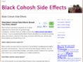 blackcohoshsideeffects.org