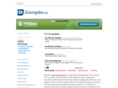 cvexamples.net