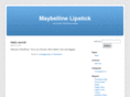 maybellinelipstick.com
