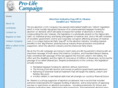 thepro-lifecampaign.com