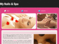 mynailsandspa.net