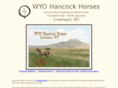 wyohancockhorses.com