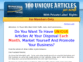 100-unique-articles.com