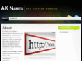 aknames.com