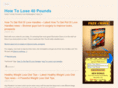 howtolose40pounds.com