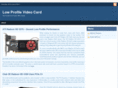 lowprofilevideocard.net