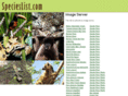 specieslist.com