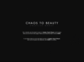 chaostobeauty.com