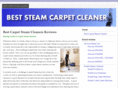 beststeamcarpetcleaner.com