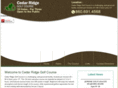 cedarridgegolf.com
