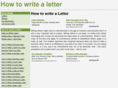 how-to-write-a-letter.info