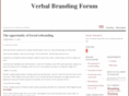 verbalbrandingforum.com