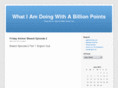 whatiamdoingwithabillionpoints.com