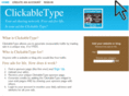 clickabletype.com