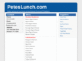peteslunch.com