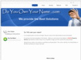 doyouownyourname.com