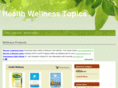 healthwellnesstopics.com