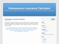 homeownersinsurancecalculator.net