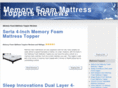 memoryfoammattresstoppersreviews.com